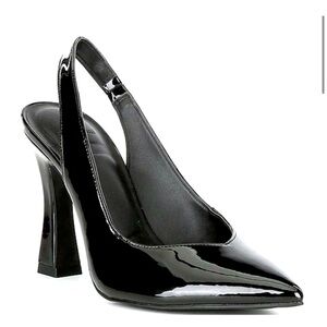 Gianni Bini Karissa Patent Pointed Toe Slingback Pumps